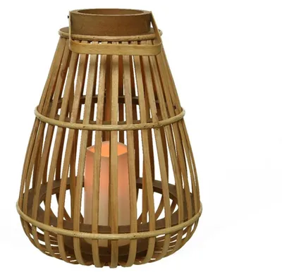Immagine prodotto di Lanterna LED Bambù 25x25x27,5 cm