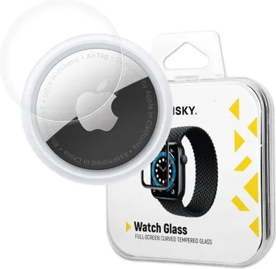 Produktbild von Wozinsky Hybridglas für Apple AirTag – Schwarz KP35321