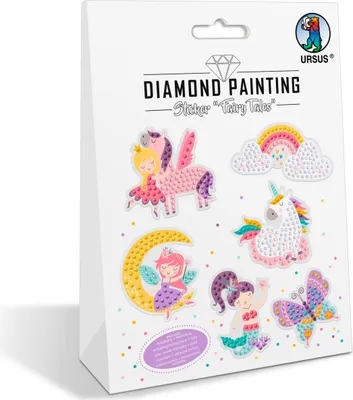 Produktbild von Bastelset Diamond Painting Stickers Fairy tales