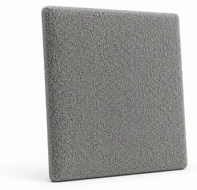Zdjęcie produktu dla Panel Tapicerowany Bouclé 50x50 cm Szary , Miękkie Panele Ścienne Dekoracyjne do Sypialni Salonu, Poduszka na Ścianę i Zagłówek Łóżka