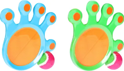 Produktbild von Hand-Fangspiel mit Klettplatte Blau Grün für Garten und Wasser, ab 3 Jahren