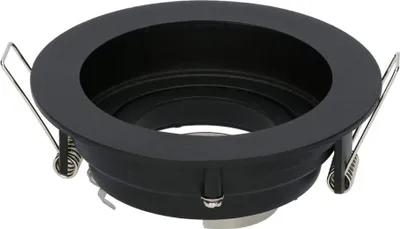 Produktbild von hoftronic LED Einbaustrahler 100mm GU10 Rund Schwarz IP20