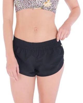 Imagen del producto de Pantalones de baño Hurley Beachrider, 2.5 pulgadas, color negro, talla M, para mujer, color negro, talla M