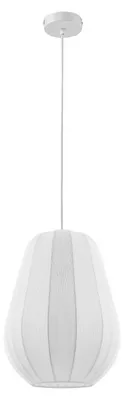 Produktbild von Lindby Hängeleuchte Helin, weiß, Ø 30 cm, Stoff