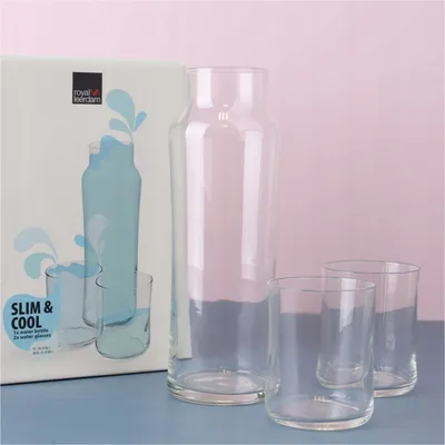 Obrázek produktu pro Karafa 1 litr se dvěma sklenicemi 350 ml