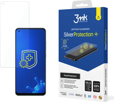 Produktbild von 3mk Display Antimikrobielle Schutzfolie SilverProtection+ für Oppo A78 4G  0,21mm Self-Heal