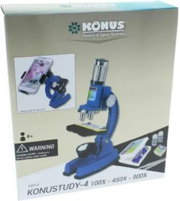 Immagine prodotto di Konus Konustudy-4 microscopio 150x-450x-900x con adattatore per smartphone