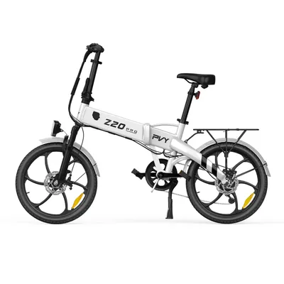 Produktbild von PVY Z20 Pro Elektrisches Fahrrad - 250W Motor 36V10.4AH Batterie 80KM Reichweite Mechanische Scheibenbremse - Weiß