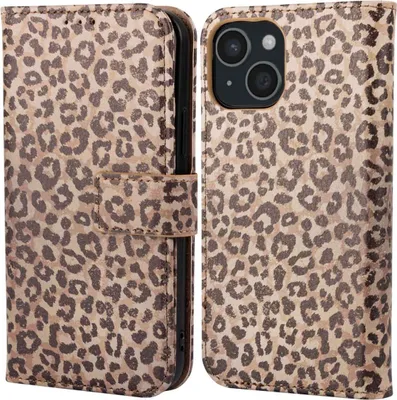 Obrázek produktu pro imoshion Designové skládací pouzdro pro iPhone 15 – Leopard Mood