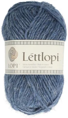 Produktbild von Blau 100 m Garn zum Stricken – Geeignet für dünne Kleidungsstücke