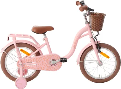 Produktbild von AMIGO Kinderfahrräder Mädchen Fairy 16 Zoll 24,5 cm Mädchen Rücktrittbremse Lachsfarben