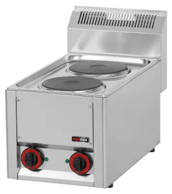 Obrázek produktu pro Elektrická varná deska, rozměry 330x600x290 mm, 2 varné plotny