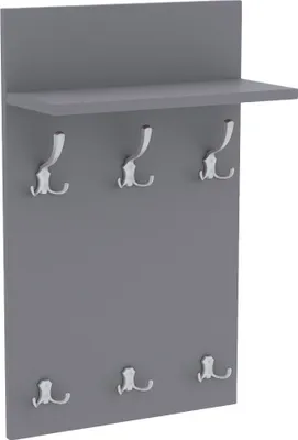 Obrázek produktu pro AKKE Light Graphite Oděvní panel MIDI - ALU háčky ŠxV: 50x90 cm