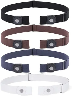 Produktbild von Unsichtbare Damen Stretch Gürtel,Stretch Gürtel ohne Schnalle,Invisible Elastic Belt,Buckle-Free Elastic Belt,für Jede Größe PersonB