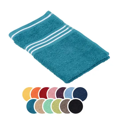 Produktbild von liebling Gästetuch Baumwolle, Serie Santos, 500 gr. / m², 30 x 50 cm, , 60 Grad, saugstark, schnelltrocknend, Farbe: petrol