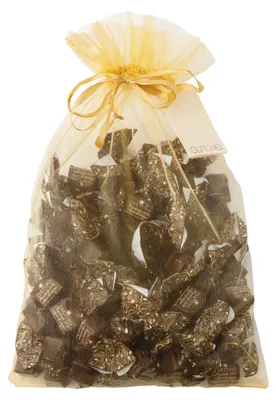Produktbild von Antica Torroneria Gustone Schokoladentrüffel 70 Stück je 14g Geschenkset 1kg Tartufi dolci fondente 70% e fave di cacao (Kakaobohnen)