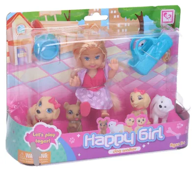 Produktbild von Hundefamilie Spielzeugset mit 11 cm Figuren für Rollenspiele
