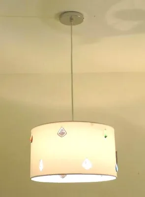 Produktbild von Decken-Pendelleuchte ILARIA creme-weiß 50cm