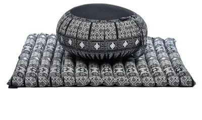 Produktbild von Leewadee Zafu & Zabuton Meditationsset 70 x 70 cm Kapok Meditationskissen