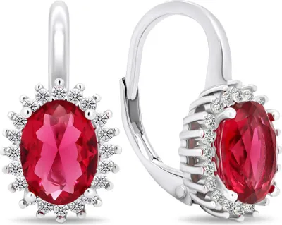 Immagine prodotto di Orecchini in argento con zirconi EA422WR