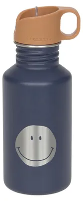 Produktbild von Lässig Trinkflasche Kinder - Edelstahl Little Gang Smile, navy
