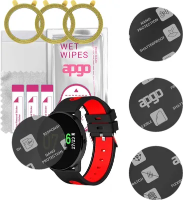 Produktbild von apgo 3 Stück Schutzglas, Matt, kompatibel mit Garett Sport 14 Smartwatch, Hybrid 8H, Ersatz für Hartglas, Displayschutzglas, Bildschirmschutz, Displayschutz, kratzfest
