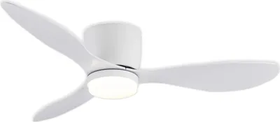 Immagine prodotto di Ventilatore da soffitto, telecomando, 6 velocità, bianco, 52 pollici