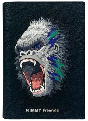 Obrázek produktu pro Etui Nimmy Raptor Gorilla Na Paszport / Portfel - Czarne