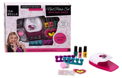 Zdjęcie produktu dla Zestaw lakierów do paznokci Isabella + suszarka do paznokci 27652