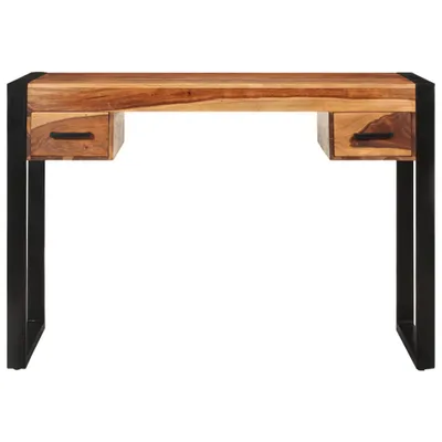 Produktbild von vidaXL Schreibtisch mit 2 Schubladen 110x50x77 cm Massivholz Akazie