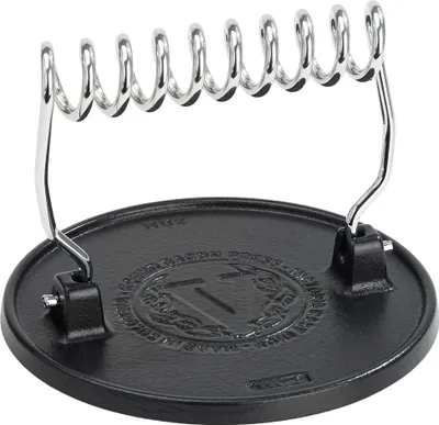 Produktbild von Victoria 36843 Burger Smasher Gusseisen Burgerpresse 16,5cm Professioneller Fleischpresse Grill Schwarz