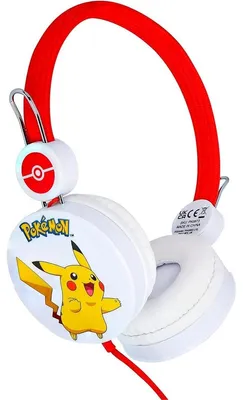 Obrázok produktu pre Slúchadlá pre deti s motívom Pokémon Pikachu
