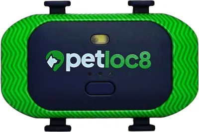Immagine prodotto di Localizzatore GPS Petloc8 per cani - localizzazione in tempo reale, impermeabile, eSIM integrata, batteria a lunga durata - per cani di taglia media e grande