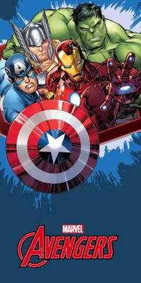 Zdjęcie produktu dla Ręcznik Avengers Niebieski 70x140 cm