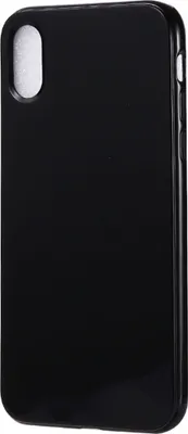 Produktbild von Mobigear Colors iPhone XR Hülle Flexibles TPU Backcover - Schwarz