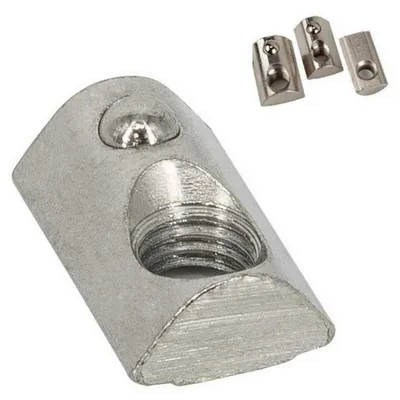 Produktbild von SCHMIDT systemprofile 10x Nutenstein M8 Nut 8 Gleitmutter Steg Federkugel