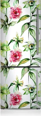 Produktbild von Magnete Küche Kühlschrank Kühlschrankmagnete 70x190 cm - Frühlingsblumen