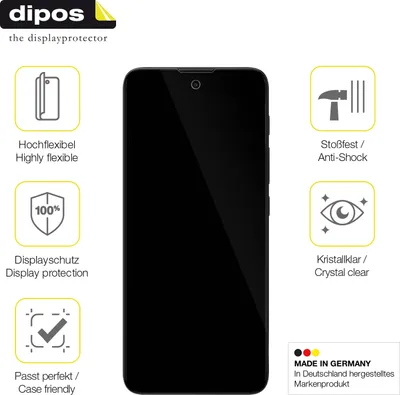 Obrázek produktu pro 3x ochranná fólie pro Infinix Zero 5G, 100% pokrytí displeje, dipos Flex