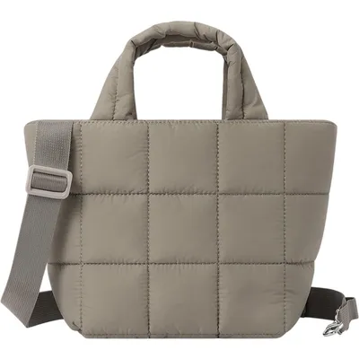 Produktbild von Puffer Tasche Damen Gesteppte Schultertasche Handtasche, Khaki