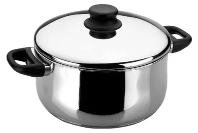 Kochtopf mit Deckel 20 cm, 3,8 L, Edelstahl, poliert, backofenfest