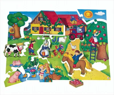 Produktbild von Bauernhof - Ein Riesenpuzzlespaß mit 30 großen Teilen