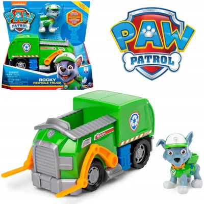 Produktbild von PAW Patrol Rockys Recycling-Müllwagen mit Figur