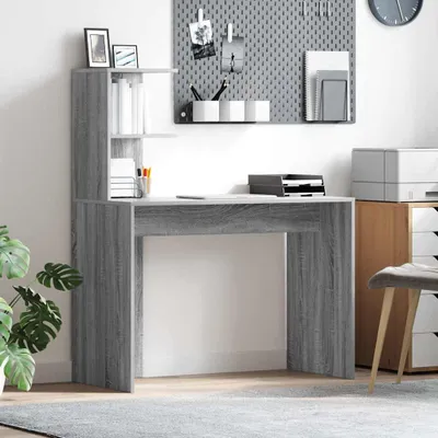 Zdjęcie produktu dla Maison Exclusive - Biurko w kolorze Sonoma, wymiary 102 x 50 x 124 cm, wykonane z płyty wiórowej