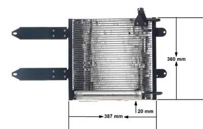 Image de Condensateur climatisation MAHLE pour SEAT AROSA