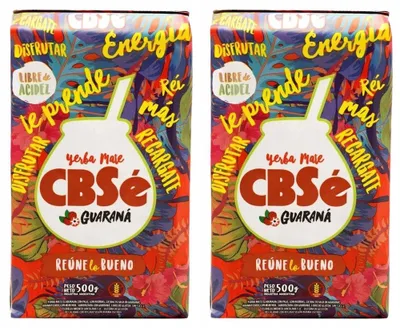 Zdjęcie produktu dla Yerba Mate CBSe Energia Guarana 2x500g 1kg