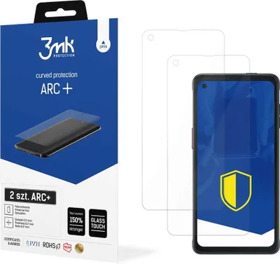 Produktbild von 3mk Display Schutzfolie ARC+ für Samsung XCover Pro  0,17mm Self-Heal (2 Stück)