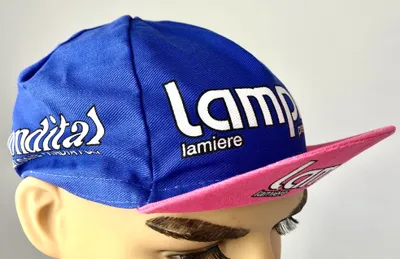 Produktbild von Retro Radsportmütze Team Lampre Fondital