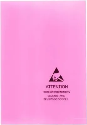 Image de Sachet antistatique ESD ouvert 80 x 120 mm/0,080 mm, 100 pièces