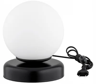 Produktbild von Tischlampe Ø 15 cm cm hoch E27 rund Kugelschirm Modern Tischleuchte