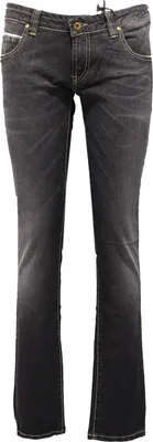 Image de 4091Z pantalone donna ROY ROGERS BLACK DELAVE' denim trouser woman